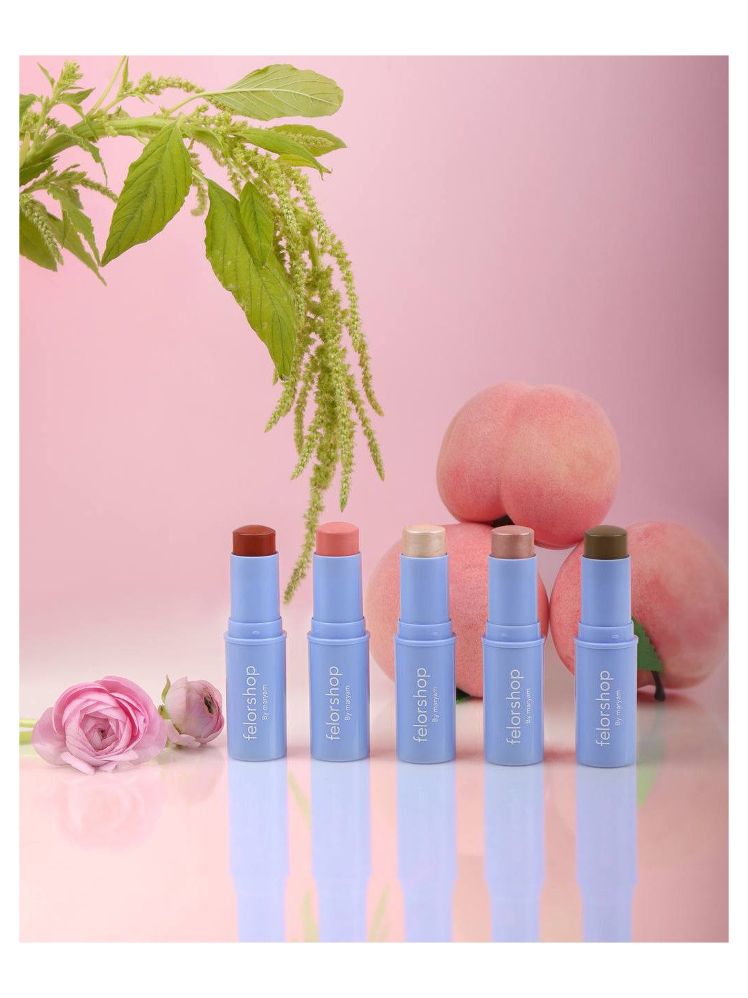 پک کامل GlowForm Stick فلورشاپ (رژگونه | هایلایتر | کانتور)